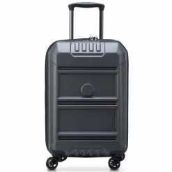 Clearance Delsey Paris Rempart 4-Rollen Trolley 55 cm mit Dehnfalte anthrazit