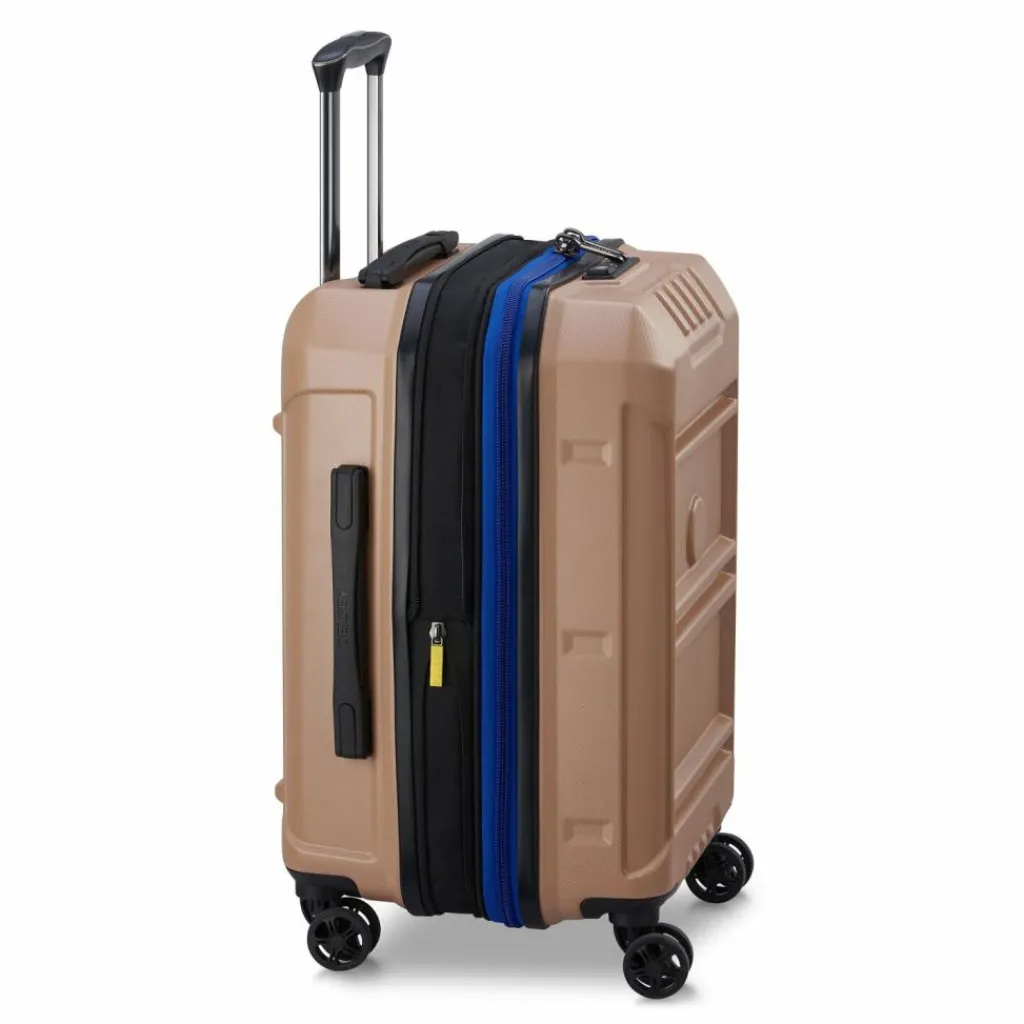 Delsey Paris Rempart 4-Rollen Trolley 55 cm mit Dehnfalte beige