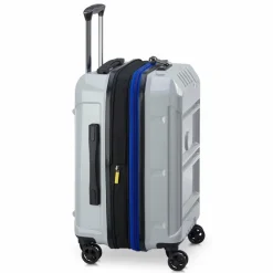 Delsey Paris 4-Rollen Koffer|Hartgepäck<Rempart 4-Rollen Trolley 55 cm mit Dehnfalte sturmgrau