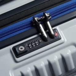 Delsey Paris 4-Rollen Koffer|Hartgepäck<Rempart 4-Rollen Trolley 55 cm mit Dehnfalte sturmgrau