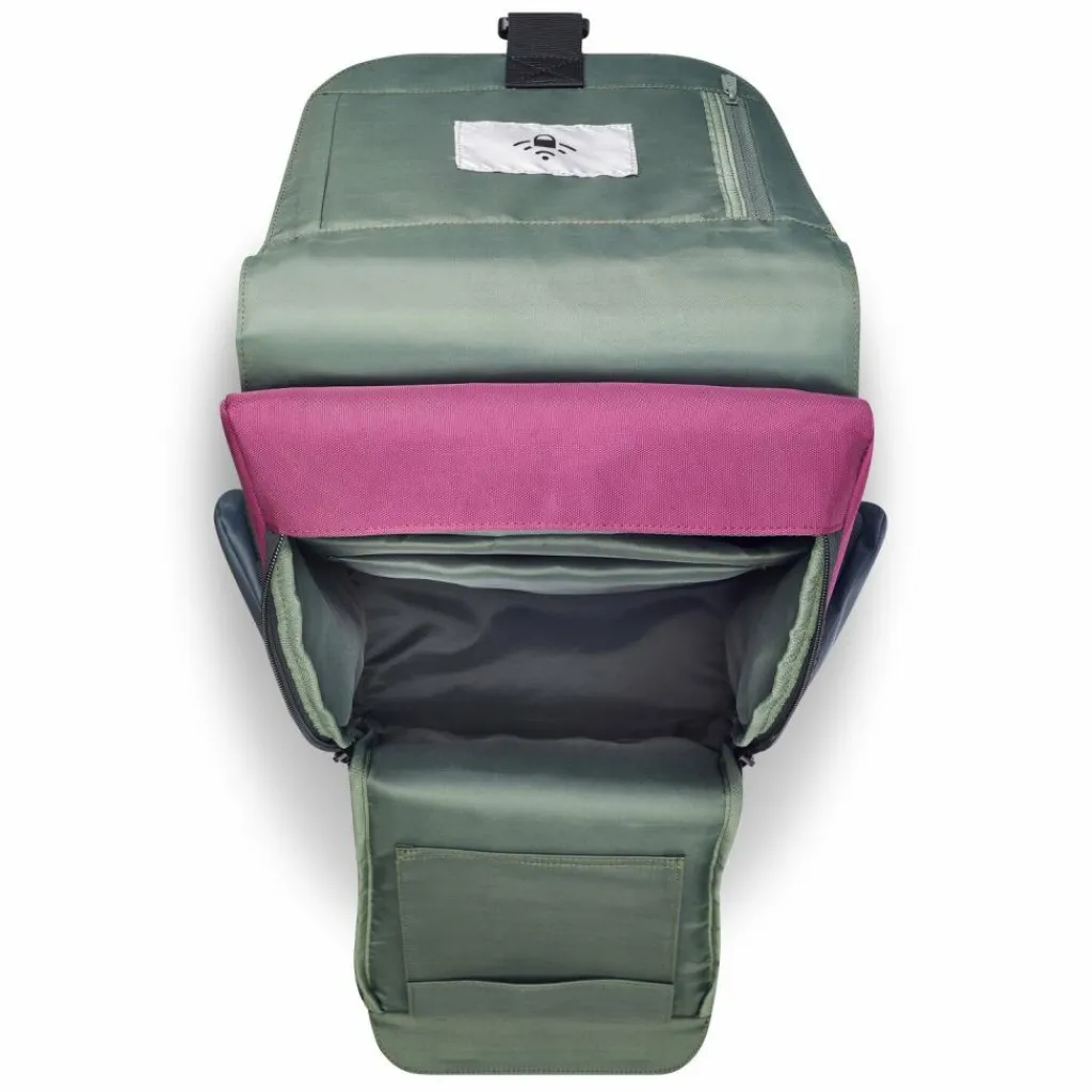 Clearance Delsey Paris Securflap Rucksack RFID 45 cm Laptopfach bordeaux rot