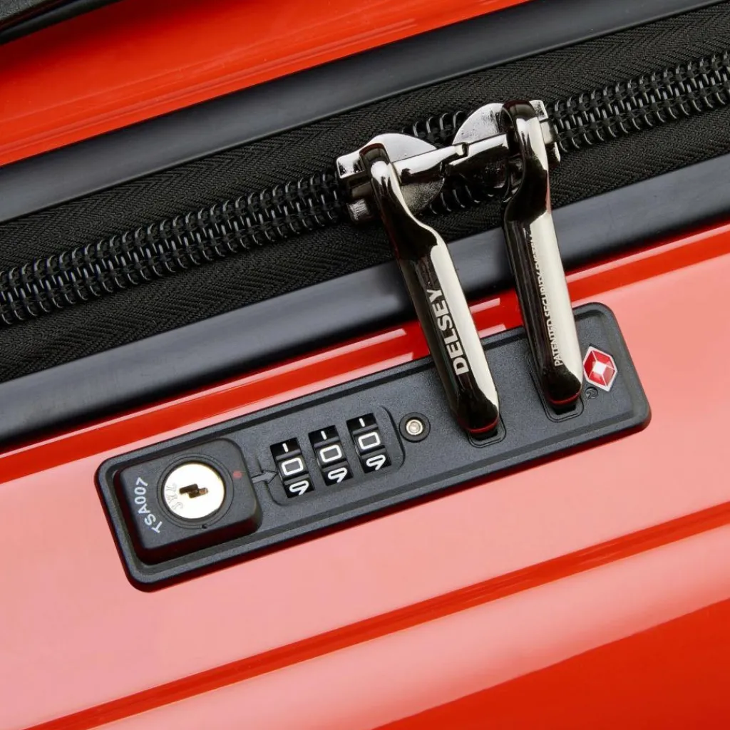 Delsey Paris 4-Rollen Koffer|Hartgepäck<Shadow 5.0 4 Rollen Trolley 75 cm intensives rot