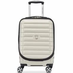 Delsey Paris Hartgepäck Kabinengepäck|4-Rollen Kabinentrolleys<Shadow 5.0 4-Rollen Kabinentrolley 55 cm Laptopfach mit Dehnfalte elfenbein