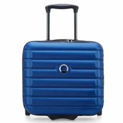 Delsey Paris Laptoptaschen|Businesstrolleys Mit Laptopfach<Shadow 5.0 4-Rollen Businesstrolley 38 cm Laptopfach mit Dehnfalte blau