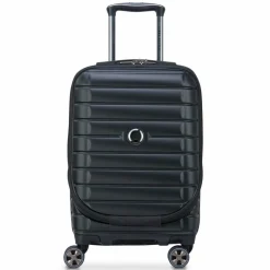Delsey Paris Hartgepäck Kabinengepäck|4-Rollen Kabinentrolleys<Shadow 5.0 4-Rollen Kabinentrolley 55 cm Laptopfach mit Dehnfalte schwarz