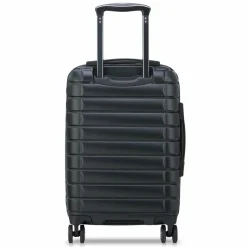 Delsey Paris Hartgepäck Kabinengepäck|4-Rollen Kabinentrolleys<Shadow 5.0 4-Rollen Kabinentrolley 55 cm Laptopfach mit Dehnfalte schwarz