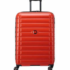 Delsey Paris Hartgepäck|4-Rollen Koffer<Shadow 5.0 4-Rollen Trolley 76 cm intensives rot
