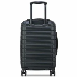 Delsey Paris Hartgepäck Kabinengepäck|4-Rollen Kabinentrolleys<Shadow 5.0 4-Rollen Kabinentrolley 55 cm Laptopfach mit Dehnfalte schwarz