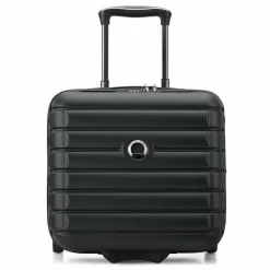 Delsey Paris Shadow 5.0 4-Rollen Businesstrolley 38 cm Laptopfach mit Dehnfalte schwarz