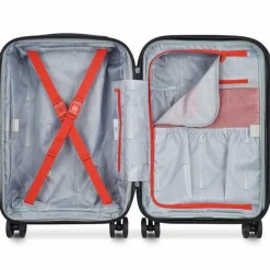 Hot Delsey Paris Shadow 5.0 4-Rollen Kabinentrolley 55 cm intensives rot