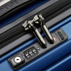 Delsey Paris Hartgepäck Kabinengepäck|4-Rollen Kabinentrolleys<Shadow 5.0 Slim 4-Rollen Kabinentrolley 55 cm blau