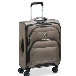 Delsey Paris Weichgepäck|4-Rollen Koffer<Sky Max 2.0 4-Rollen Kabinentrolley 55 cm beige