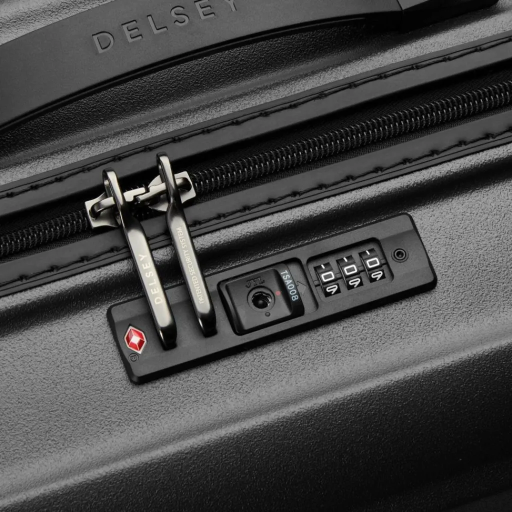 New Delsey Paris Turenne 2.0 4 Rollen Kabinentrolley 55 cm schwarz