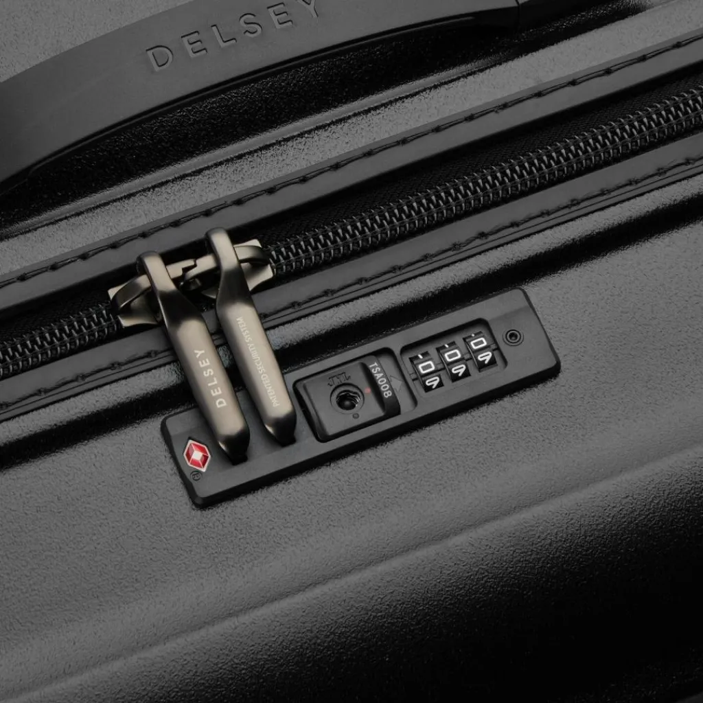 Delsey Paris 4-Rollen Koffer|Hartgepäck<Turenne 2.0 4 Rollen Trolley 80 cm schwarz