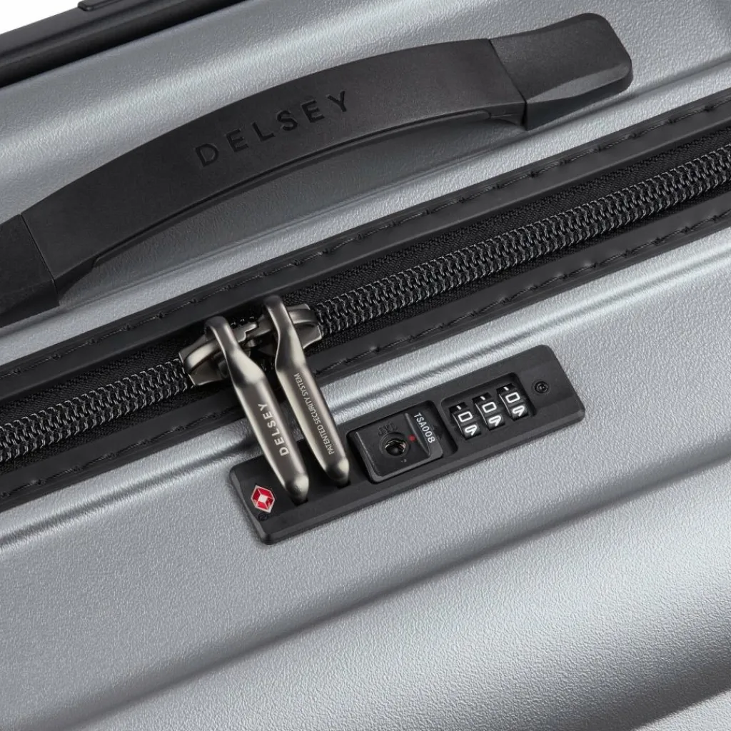 Delsey Paris 4-Rollen Koffer|Hartgepäck<Turenne 2.0 4 Rollen Trolley 76 cm silber