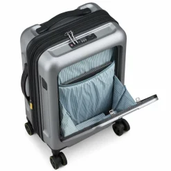 Delsey Paris Hartgepäck Kabinengepäck|4-Rollen Kabinentrolleys<Turenne 2.0 4 Rollen Kabinentrolley 55 cm Laptopfach silber