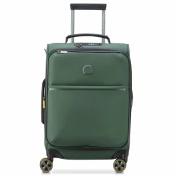 Delsey Paris Weichgepäck Kabinengepäck|4-Rollen Kabinentrolleys<Turenne Soft 4 Rollen Kabinentrolley 55 cm mit Dehnfalte gruen