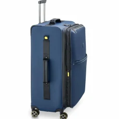 Delsey Paris Weichgepäck|4-Rollen Koffer<Turenne Soft 4-Rollen Trolley 77 cm mit Dehnfalte nachtblau