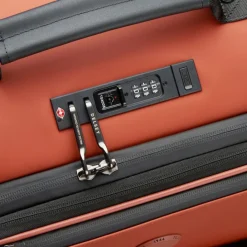 Hot Delsey Paris Turenne Soft 4 Rollen Kabinentrolley 55 cm mit Dehnfalte backstein