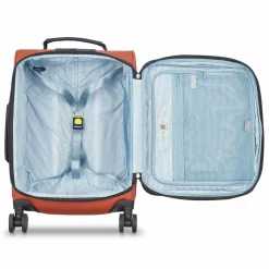 Hot Delsey Paris Turenne Soft 4 Rollen Kabinentrolley 55 cm mit Dehnfalte backstein