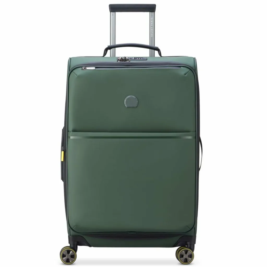 New Delsey Paris Turenne Soft 4 Rollen Trolley 68 cm mit Dehnfalte gruen