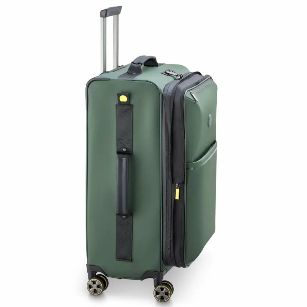 New Delsey Paris Turenne Soft 4 Rollen Trolley 68 cm mit Dehnfalte gruen