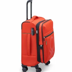 Online Delsey Paris x Colors Benetton Color Block 4-Rollen Kabinentrolley 55 cm mit Dehnfalte red