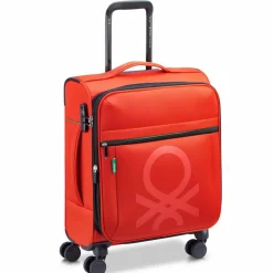 Online Delsey Paris x Colors Benetton Color Block 4-Rollen Kabinentrolley 55 cm mit Dehnfalte red