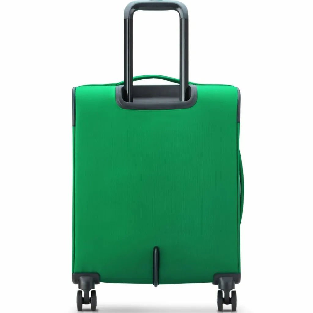 Delsey Paris Weichgepäck Kabinengepäck|4-Rollen Kabinentrolleys<x Colors Benetton Color Block 4-Rollen Kabinentrolley 55 cm mit Dehnfalte green