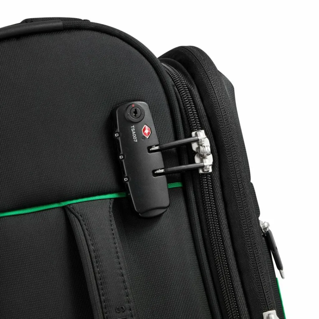 Delsey Paris x Colors Benetton Color Block 4-Rollen Kabinentrolley 55 cm mit Dehnfalte