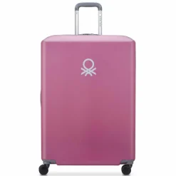 Delsey Paris 4-Rollen Koffer|Hartgepäck<x United Colors of Benetton UCB Hardside 4-Rollen Trolley 76 cm pink