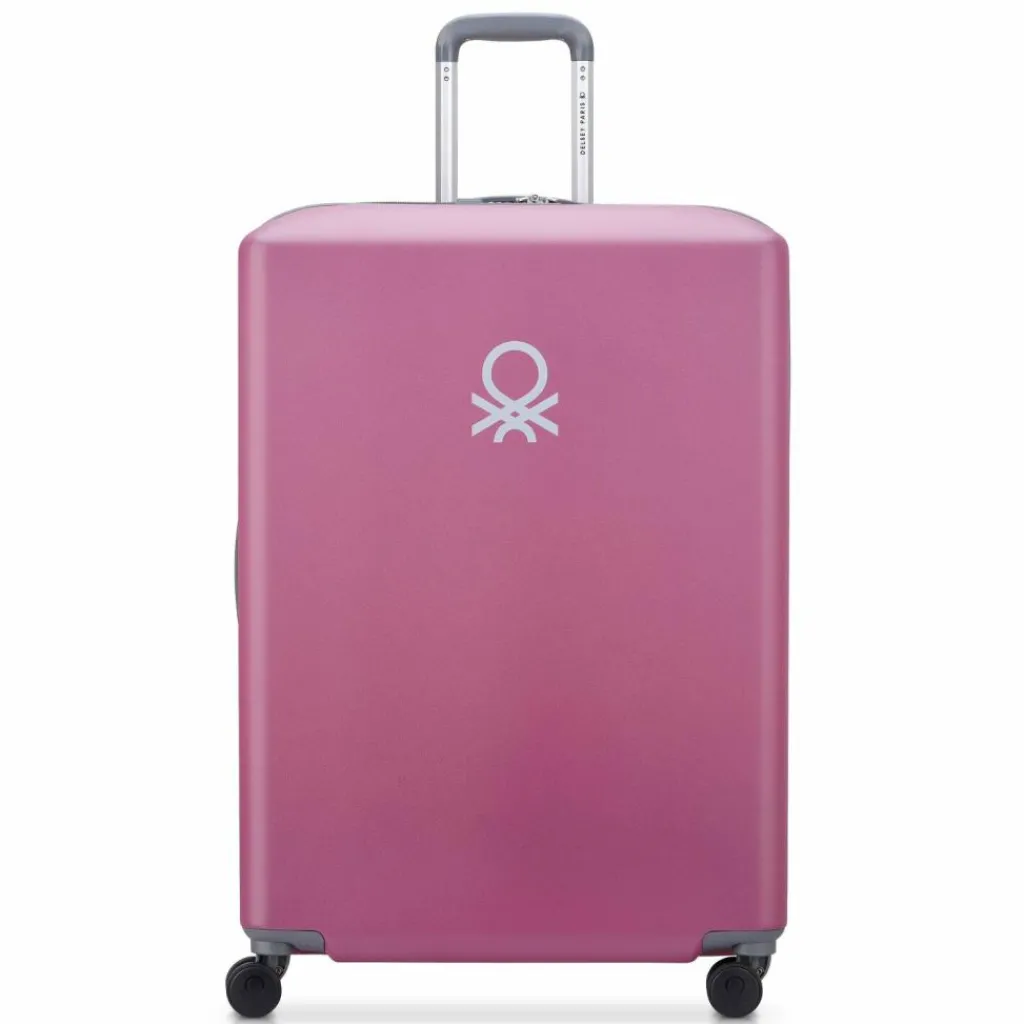 Delsey Paris 4-Rollen Koffer|Hartgepäck<x United Colors of Benetton UCB Hardside 4-Rollen Trolley 76 cm pink