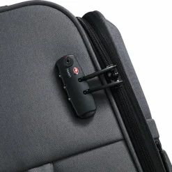 Hot Delsey Paris x United Colors of Benetton BE 4-Rollen Trolley 65 cm mit Dehnfalte anthracite