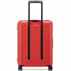 New Delsey Paris x United Colors of Benetton Color Block Hardside 4-Rollen Kabinentrolley 55 cm red
