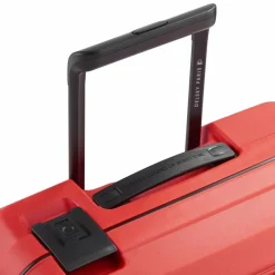 New Delsey Paris x United Colors of Benetton Color Block Hardside 4-Rollen Kabinentrolley 55 cm red