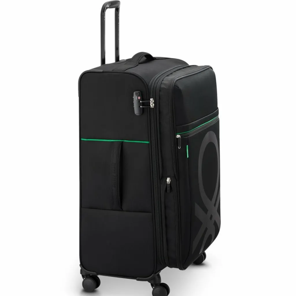 Delsey Paris x United Colors of Benetton Color Block 4-Rollen Trolley 77cm mit Dehnfalte