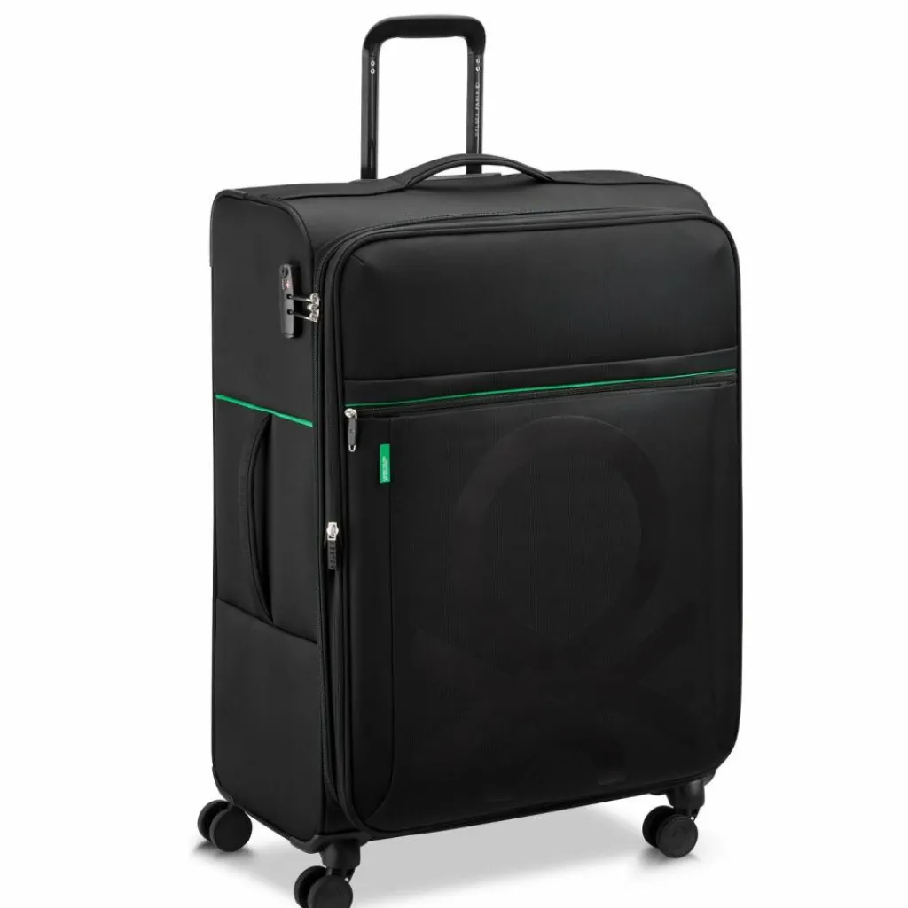 Delsey Paris x United Colors of Benetton Color Block 4-Rollen Trolley 77cm mit Dehnfalte