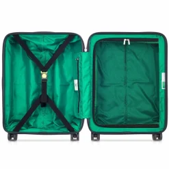 New Delsey Paris x United Colors of Benetton Fabrica 4-Rollen Kofferset 3 tlg. green