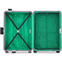 Delsey Paris x United Colors of Benetton Color Block Hardside 4-Rollen Trolley 67 cm lavender