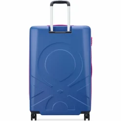 Delsey Paris 4-Rollen Koffer|Hartgepäck<x United Colors of Benetton Fabrica 4-Rollen Trolley 76 cm blue