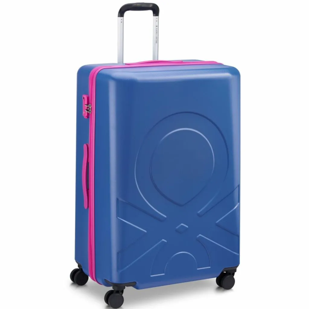 Delsey Paris 4-Rollen Koffer|Hartgepäck<x United Colors of Benetton Fabrica 4-Rollen Trolley 76 cm blue