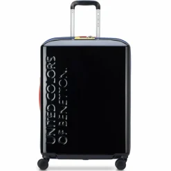 Sale Delsey Paris x United Colors of Benetton 4-Rollen Trolley 66 cm black