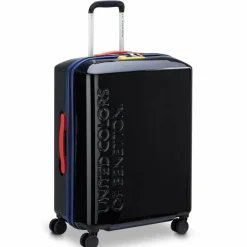 Sale Delsey Paris x United Colors of Benetton 4-Rollen Trolley 66 cm black