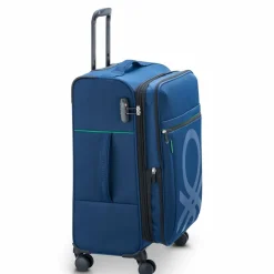 Best Delsey Paris x United Colors of Benetton Color Bock 4-Rollen Trolley 67 cm mit Dehnfalte navy