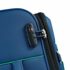 Best Delsey Paris x United Colors of Benetton Color Bock 4-Rollen Trolley 67 cm mit Dehnfalte navy