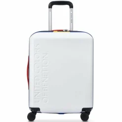 Delsey Paris x United Colors of Benetton United 4-Rollen Kabinentrolley 55 cm white