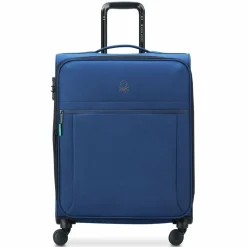 Delsey Paris Weichgepäck|4-Rollen Koffer<x United Colors of Benetton BE 4-Rollen Trolley 65 cm mit Dehnfalte faded denim