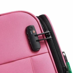 Delsey Paris Weichgepäck Kabinengepäck|4-Rollen Kabinentrolleys<x United Colors of Benetton BE 4-Rollen Kabinentrolley 55 cm mit Dehnfalte pink