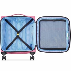 Delsey Paris Weichgepäck Kabinengepäck|4-Rollen Kabinentrolleys<x United Colors of Benetton BE 4-Rollen Kabinentrolley 55 cm mit Dehnfalte pink