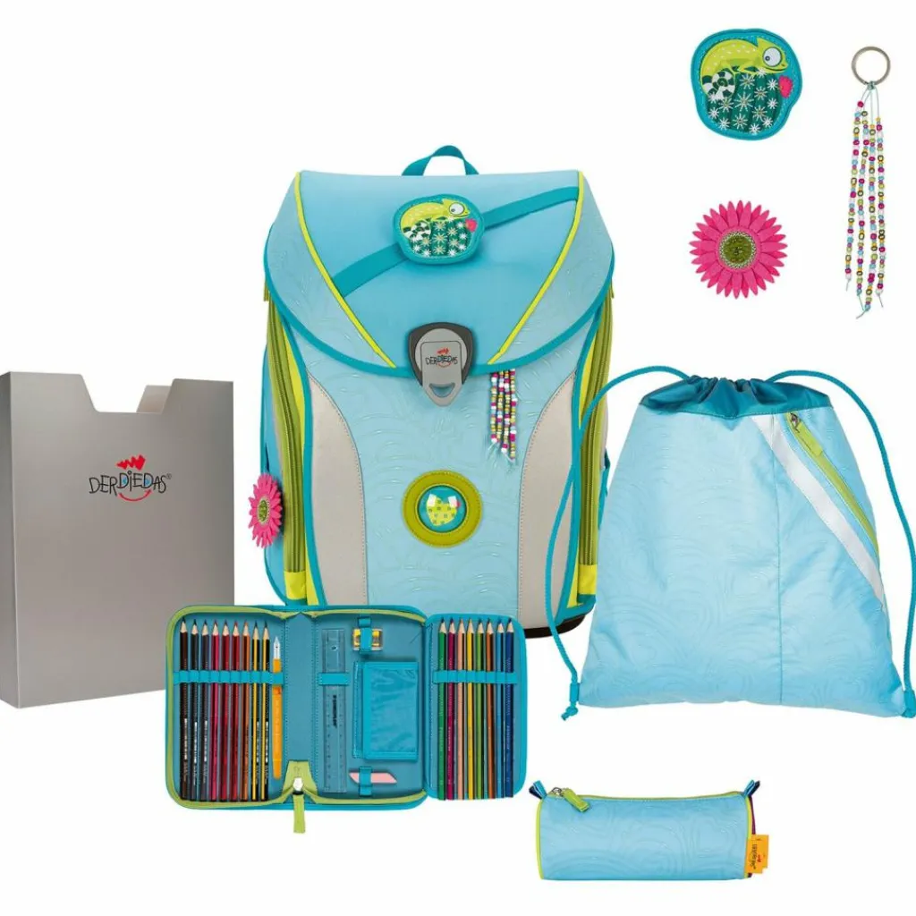 Hot DerDieDas ErgoFlex Max LED Schulranzen-Set 5-teilig primavera